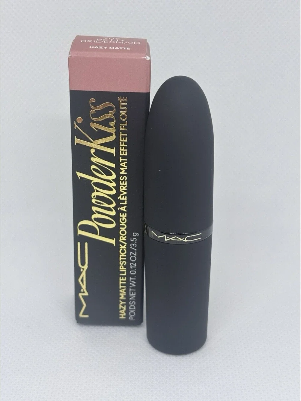MAC Lipstick Powder Kiss HAZY MATTE - BE MY BRIDESMAID New In Box